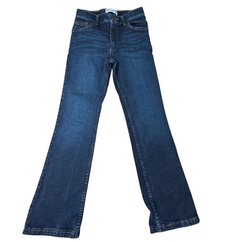 Wrangler Kids Classic Boot Slim Fit Jeans Dark Wash Denim 5WNBWDG Size 14 Slim